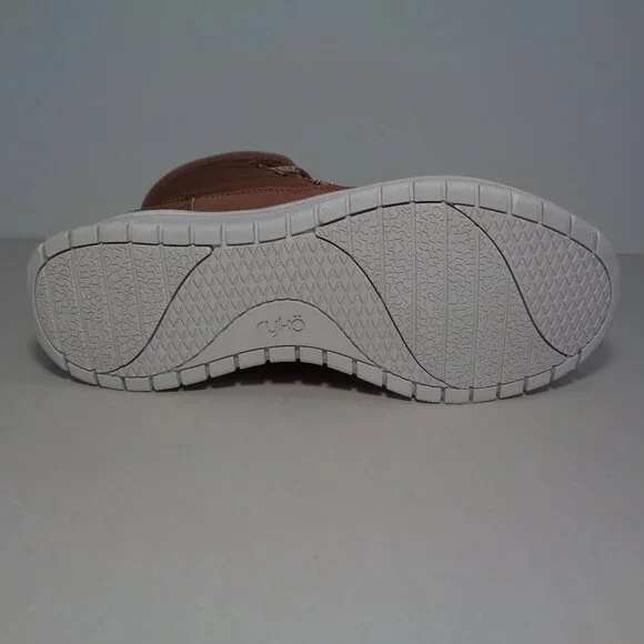 Ryka Size 6.5 Wide SENNA 3 Saddletan Fabric Boots New Women's Shoes - Picture 14 of 16